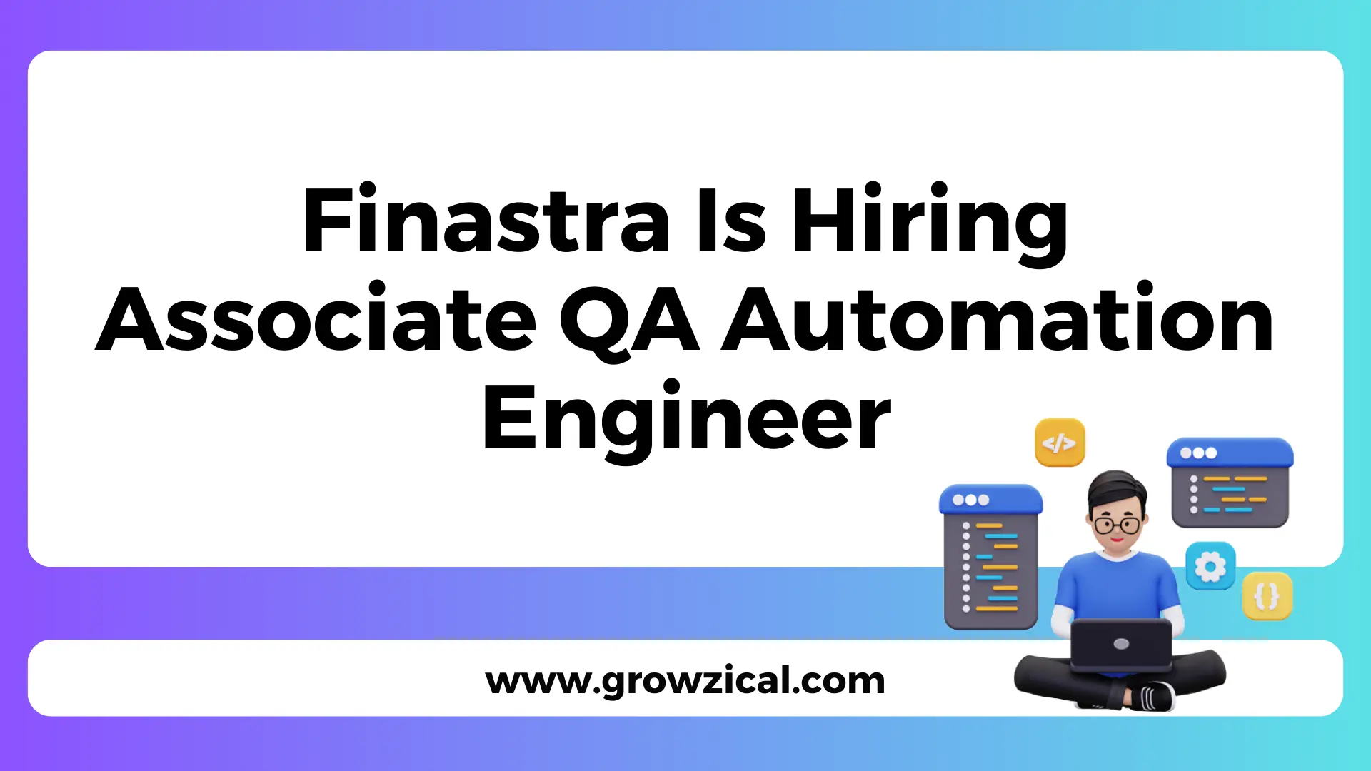 Finastra Is Hiring Associate QA Automation Engineer