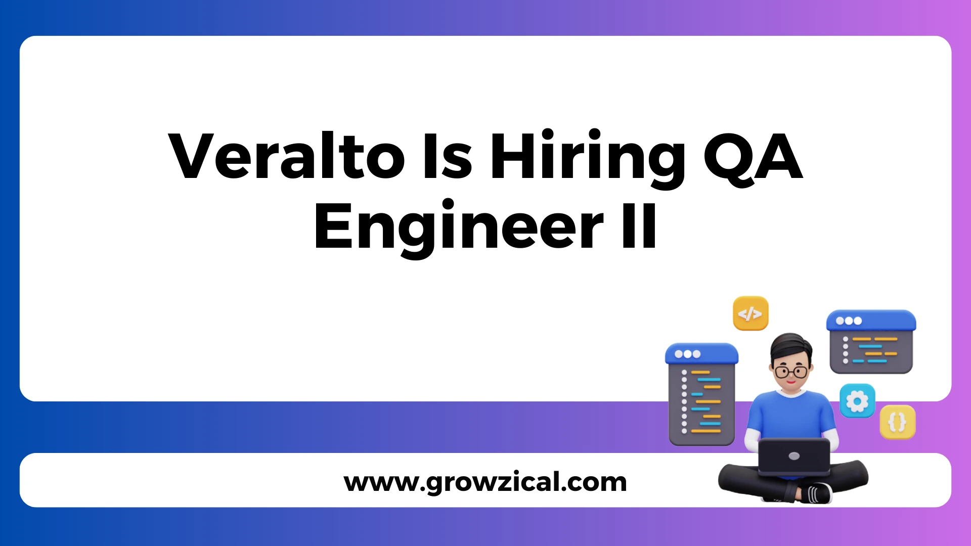 Veralto Is Hiring QA Engineer II